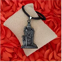 AFH South Indian Lord Murugan Kartikeya Tamil Om VEL Grey locket with Cord Chain Pendant-thumb2