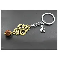 Stylish Charm Silver Key Chain-thumb3