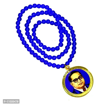 AFH Babasaheb Ambedkar Buddha Metal Locket l Bhim Mala Chain Pendant