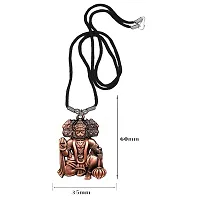 AFH Lord Panchamukhi Hanuman Copper Locket With Cord Chain Pendant for Men and Women-thumb1