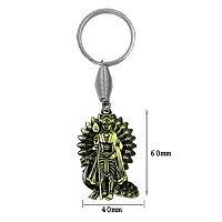 Lord Kartikeya Gifting Bronze Metal keychain for Men and Women-thumb1