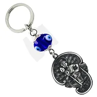 AFH Lord Subramanya Swamy Gifting Grey Decorative Evil Eye Gifiting Key chain-thumb1