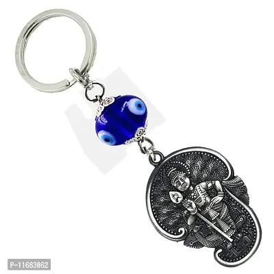 AFH Lord Subramanya Swamy Gifting Grey Decorative Evil Eye Gifiting Key chain-thumb2