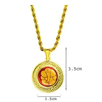 AFH Lord Asta Ganesh Locket With Rope Brass Chain Pendant For Men,Women-thumb2