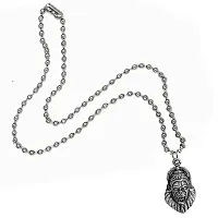 AFH Shree Narsimha Bhagwan Metal pendent with Stainless Steel Chain for men, women-thumb1