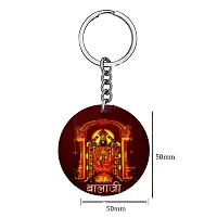 Lord Balaji Govinda South Religious Gifiting Keychain for Men and Women-thumb1