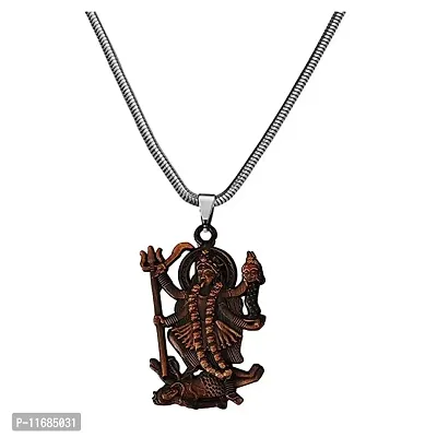 AFH Goddess Kali/Maa Kali/Mahakali Copper Snake Chain Pendant for Men and Women