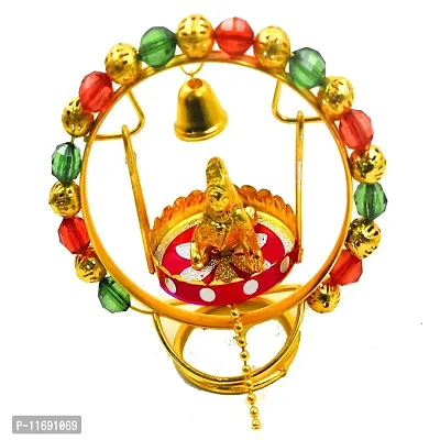 AFH Brass Bal Krishna Jhula, Swing Palana Laddu Gopal for Puja- Standard