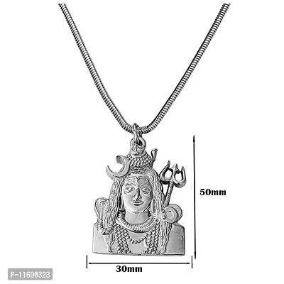 AFH Lord Shiva Bholenath locket with Snake Chain Pendant For Men,Women-thumb2