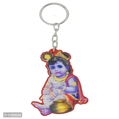 AFH Gopal Krishna Muticolor Silicone Key Chain