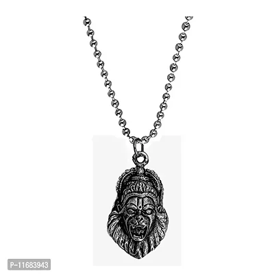 AFH Shree Narsimha Bhagwan Metal pendent with Stainless Steel Chain for men, women