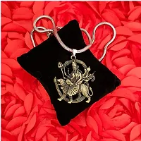 AFH Maa Durga Sherawali Mata Bronze Locket with Snake Chain Pendant for Men and Women-thumb2