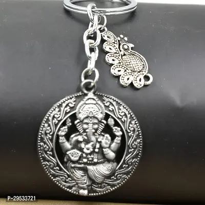 Stylish Charm Silver Key Chain