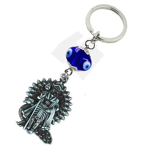 AFH Lord Subramanya Swamy, Murugan Double Sided Religious Gifting Evil Eye Key Chain