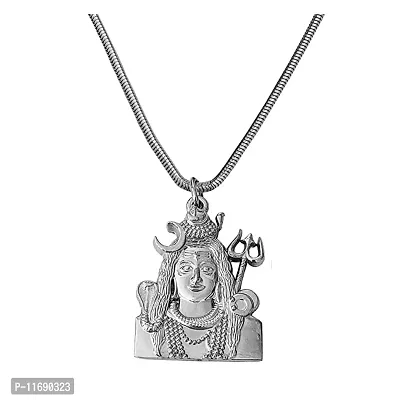 AFH Lord Shiva Bholenath locket with Snake Chain Pendant For Men,Women-thumb0