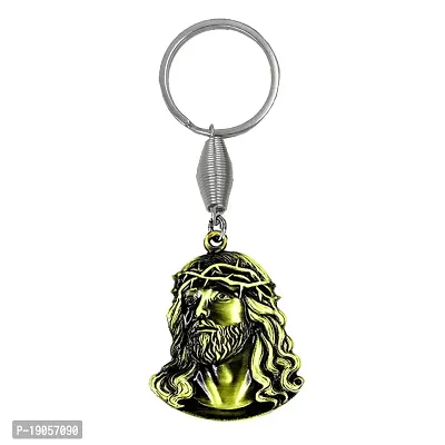 My Lord Jesus Face Gifting Bronze Metal keychain for Men and Women