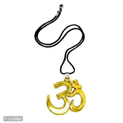 Lord Shiva Om Religious Locket with Cord Chain Pendent for Men, Women