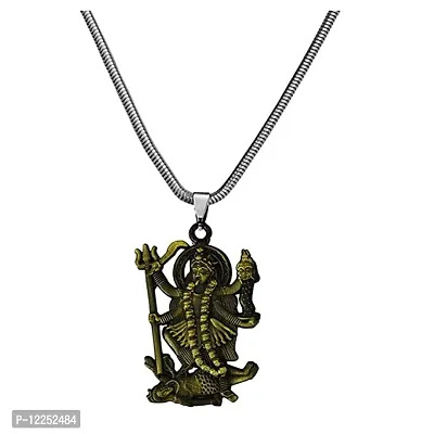 Goddess Kali/Maa Kali/Mahakali Bronze Snake Chain Pendant for Men and Women