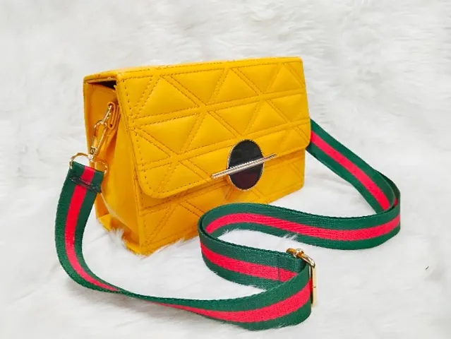 Trendy Stylish PU Sling Bag