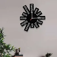 Stylish Black Wall Clock-thumb2