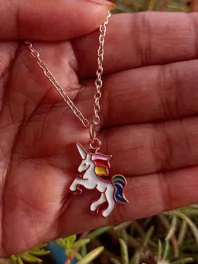 Unicorn nacklace chain for women and girls