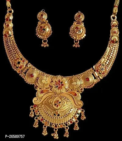 Artificial gold plated jewellery set-thumb0