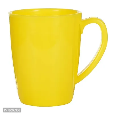 LIFEPLAST Polypropylene Tea/Coffee Mug - 4 Pieces, Multicolour White, 300 ml-thumb5