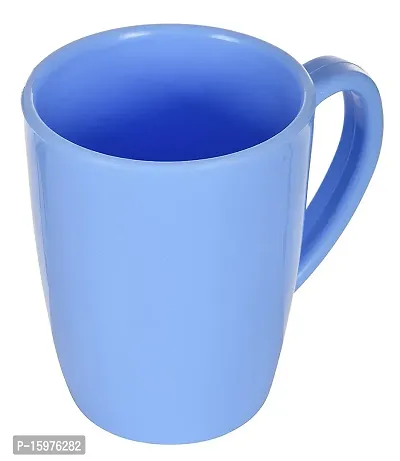 Ecofood BPA Free Food-Grade Virgin Plastic (Microwave Safe) Tea And Coffee Mugs - Light Blue-thumb2