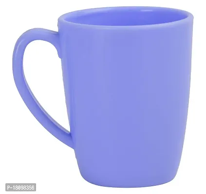 LIFEPLAST Polypropylene Tea/Coffee Mug - 4 Pieces, Multicolour White, 300 ml-thumb3