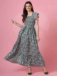 Stylist Crepe Dress For Women-thumb2