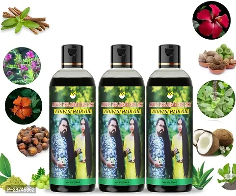 Adivasi NEELAMBARI HERBAL HAIR OIL FOR LONG HAIR,ANTI DANDRUFF-thumb0