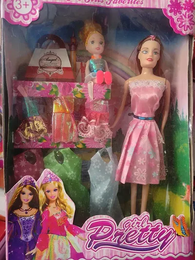 Fashionable Princess Doll Collection For Baby girl 3 Year (Multicolor)