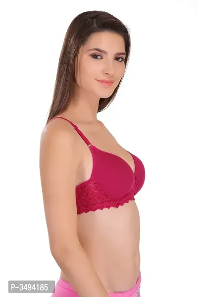 Women Multicoloured Cotton Spandex T-Shirt Bras Combo of 2-thumb4