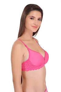 Women Multicoloured Cotton Spandex T-Shirt Bras Combo of 2-thumb3