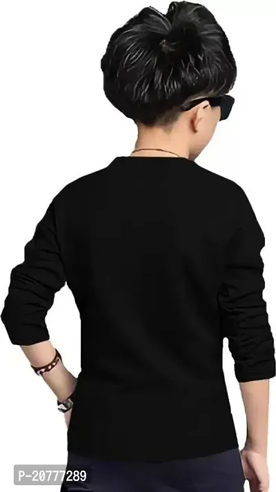 Stylish Fancy Designer Cotton Blend T-Shirts For Boys-thumb2