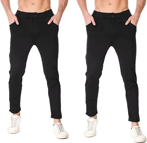 Mens Regular Fit Formal Trouser Pack Of 2