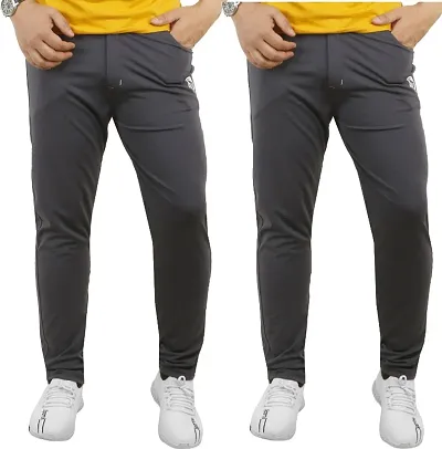 Best Selling Cotton Blend Regular Track Pants For Men 