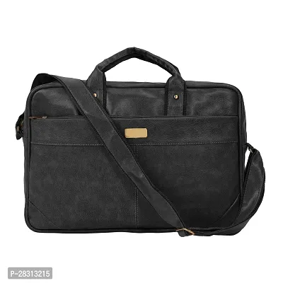 Elegant Black Leather Office Bag-thumb3