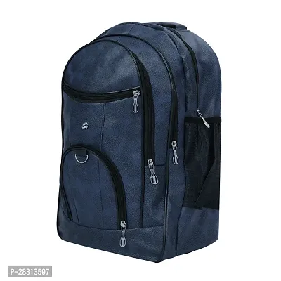 Elegant Blue Leather Office Bag-thumb4