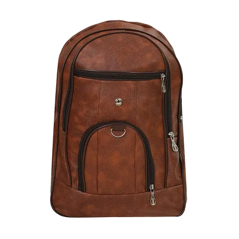 Elegant Brown Leather Office Bag