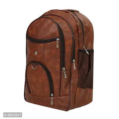 Elegant Brown Leather Office Bag-thumb2