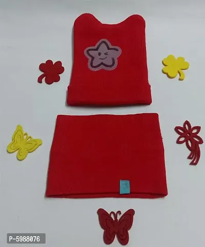 Cute Woolen Winter Caps For Kids-thumb2
