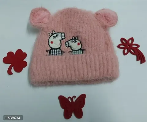 Cute Woolen Winter Caps For Kids-thumb2