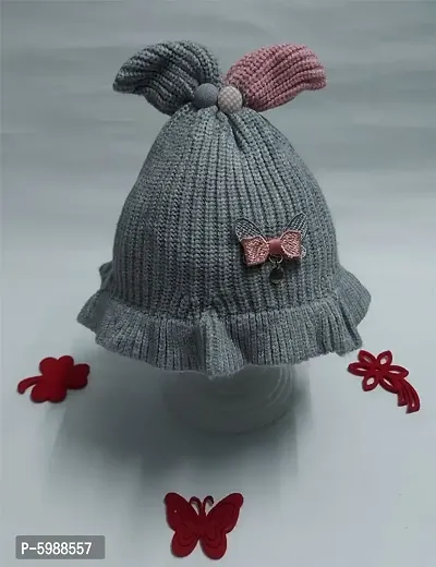 Stylish Woolen Winter Caps For Kids-thumb0