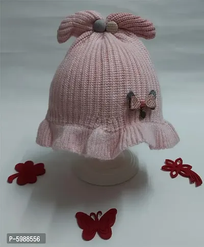 Stylish Woolen Winter Caps For Kids-thumb0