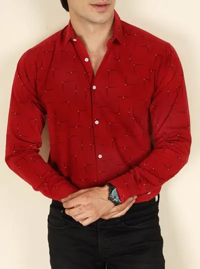 Stylish Blend Casual Shirts For Men