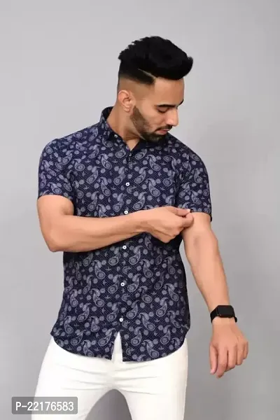 New Mans Printed Shirts-thumb0