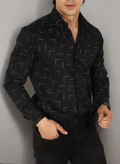 Stylish Blend Casual Shirts For Men