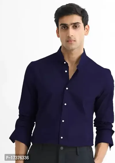 New Plain Cotton Shirts For Mens With Classic Design And Formal-thumb0