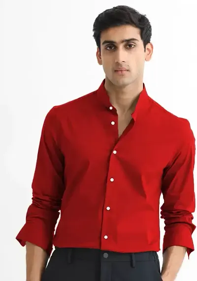 Classic Cotton Solid Formal Shirts for Men